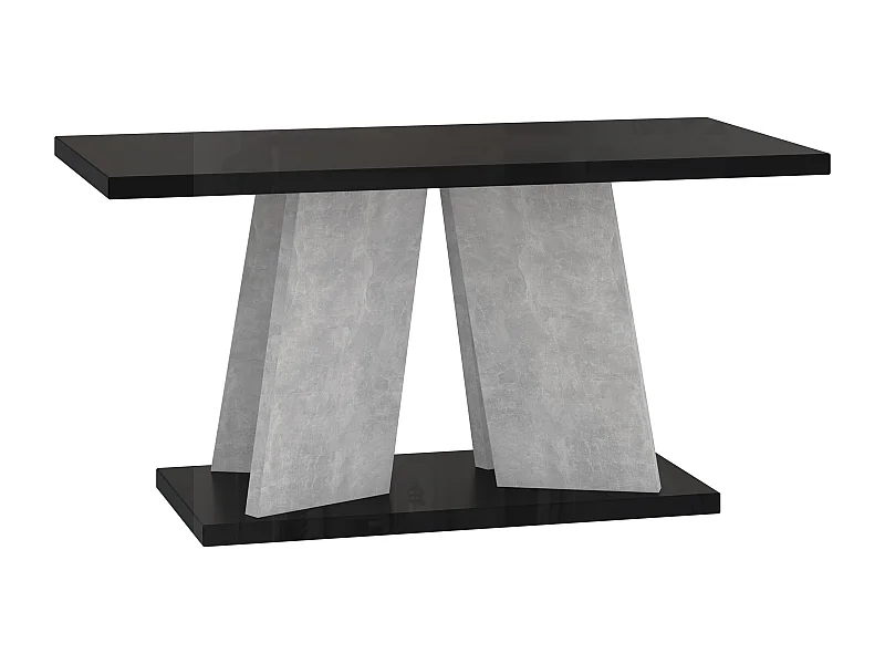 Muro ława czarny połysk beton