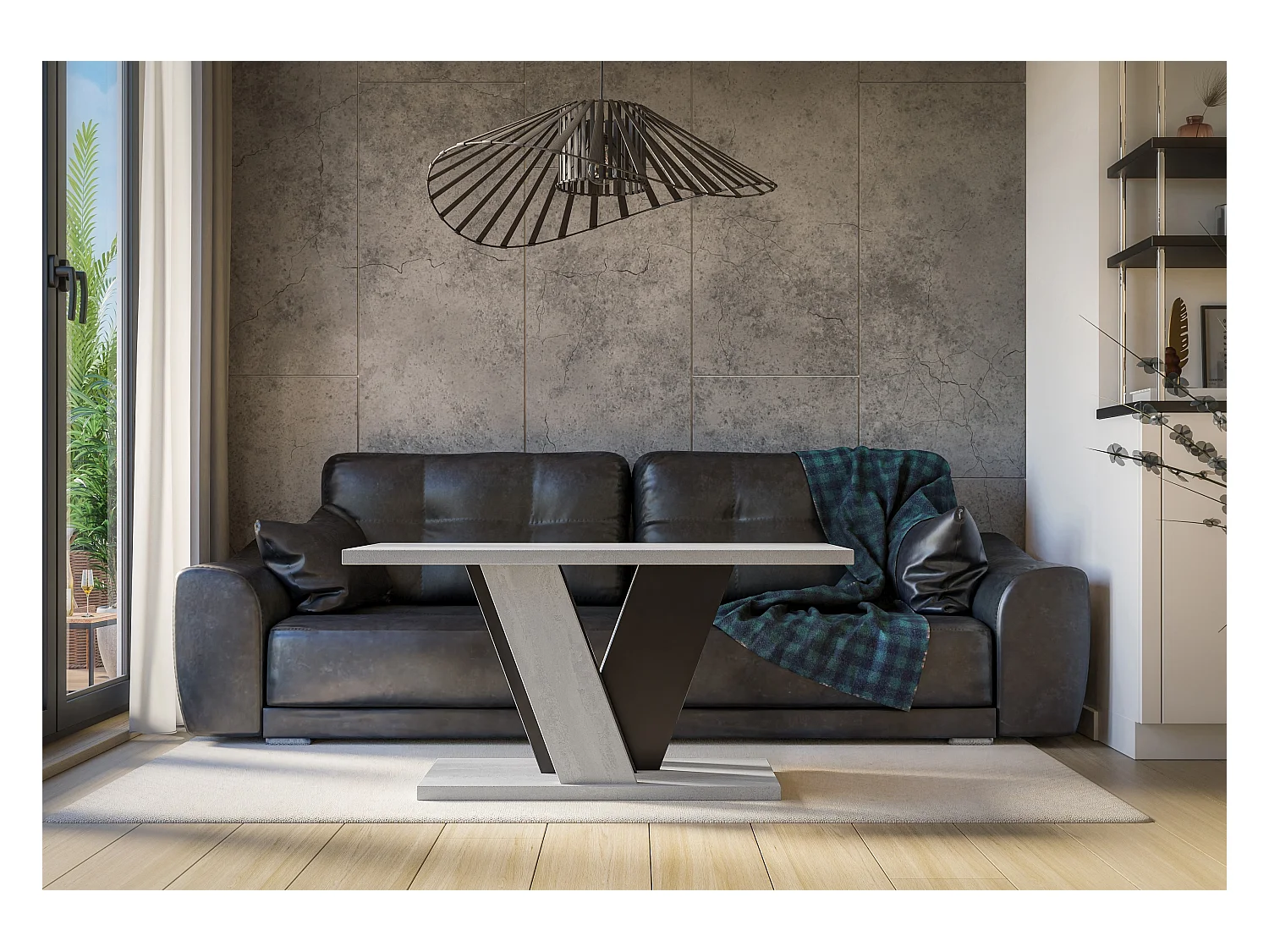 Nevi ława K350 czarny