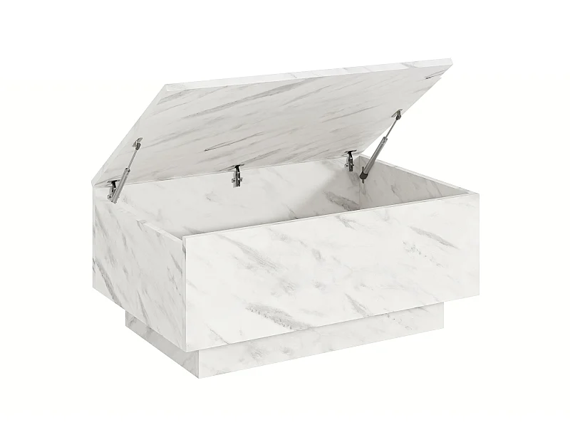 Moon 90 ława biały marmur