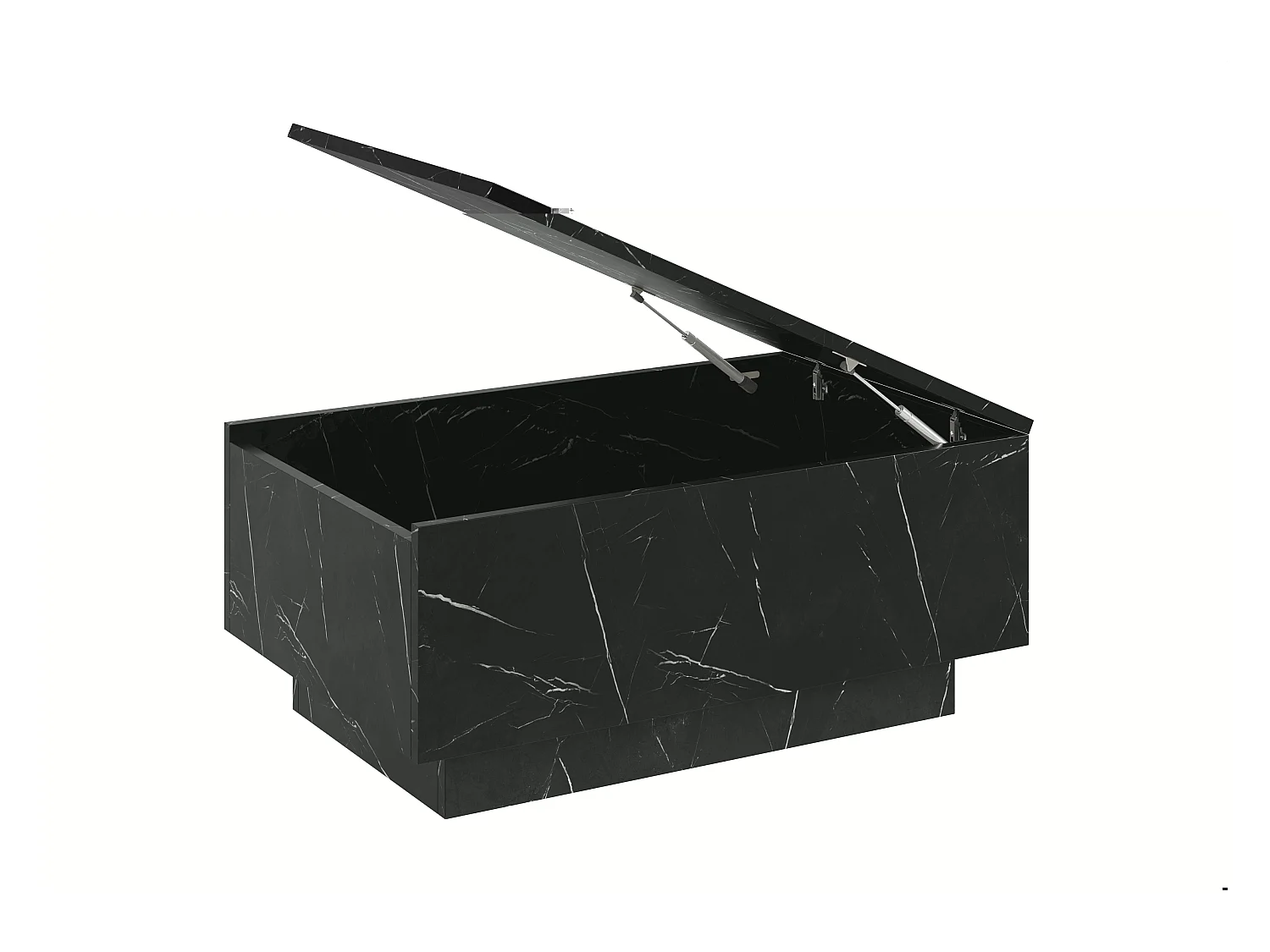 Moon 90 ława czarny marmur