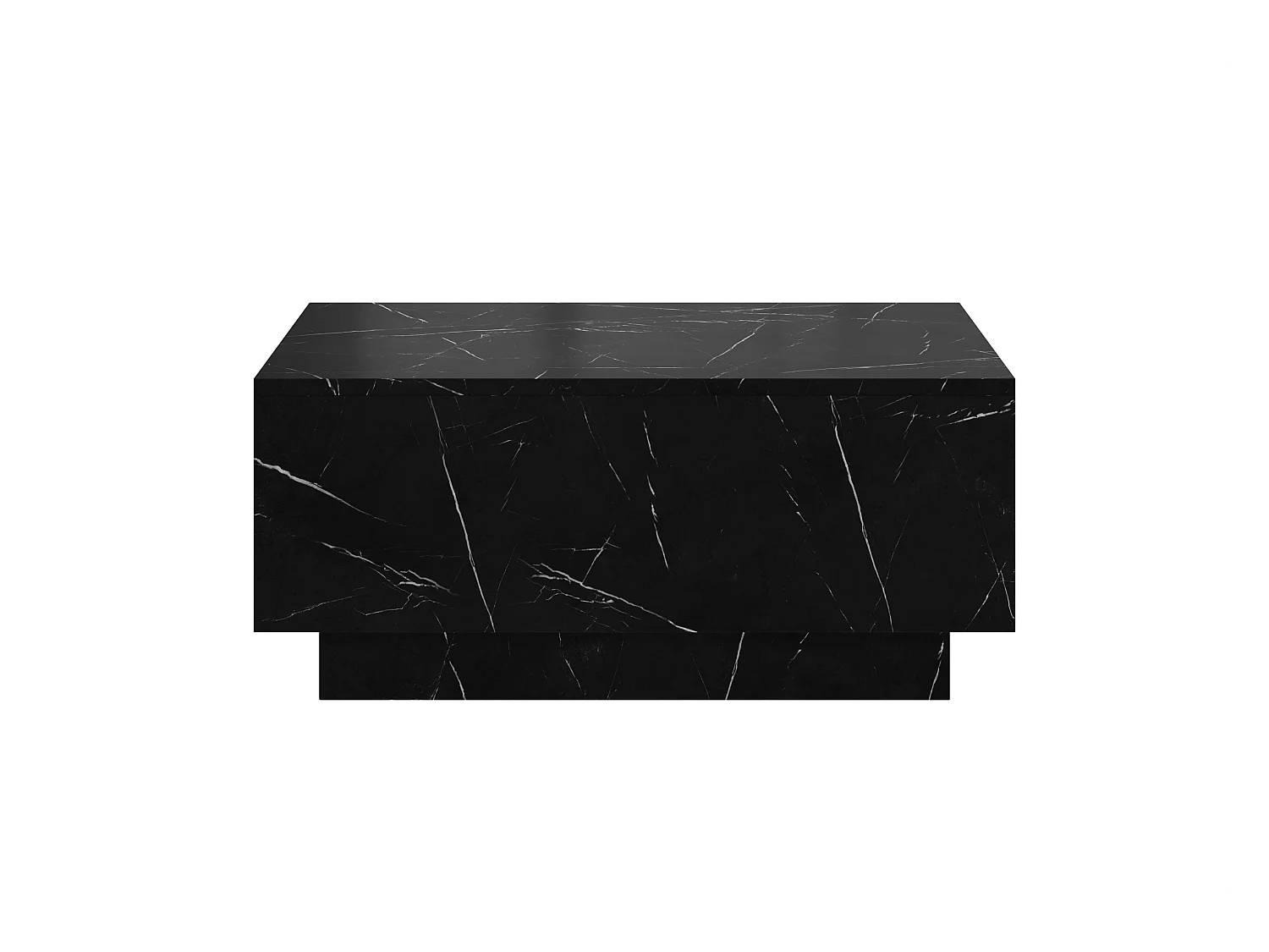 Moon 90 ława czarny marmur