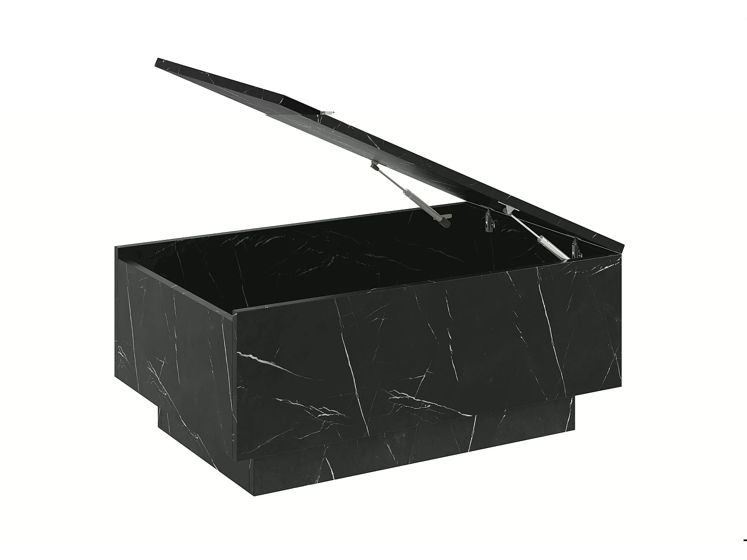 Moon 90 ława czarny marmur