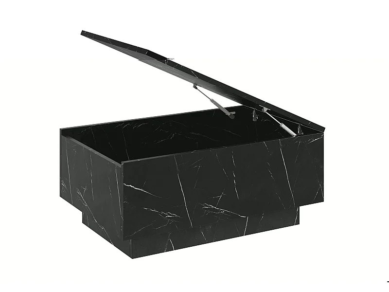 Moon 90 ława czarny marmur