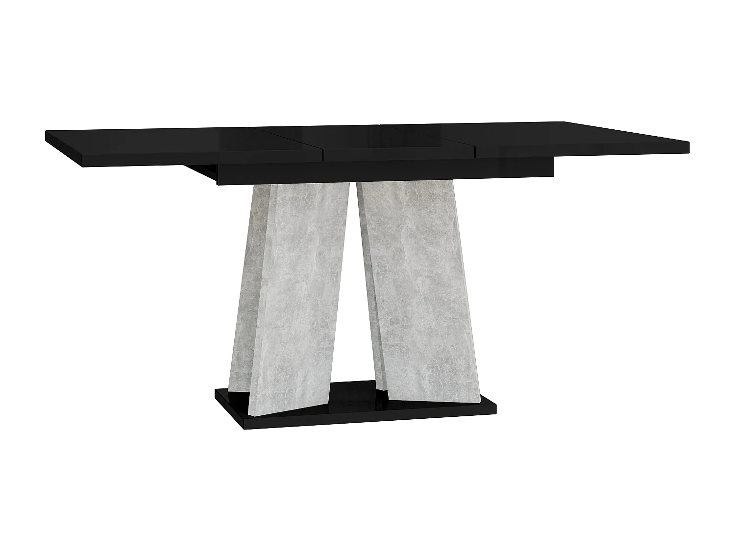 Muro stół czarny połysk beton