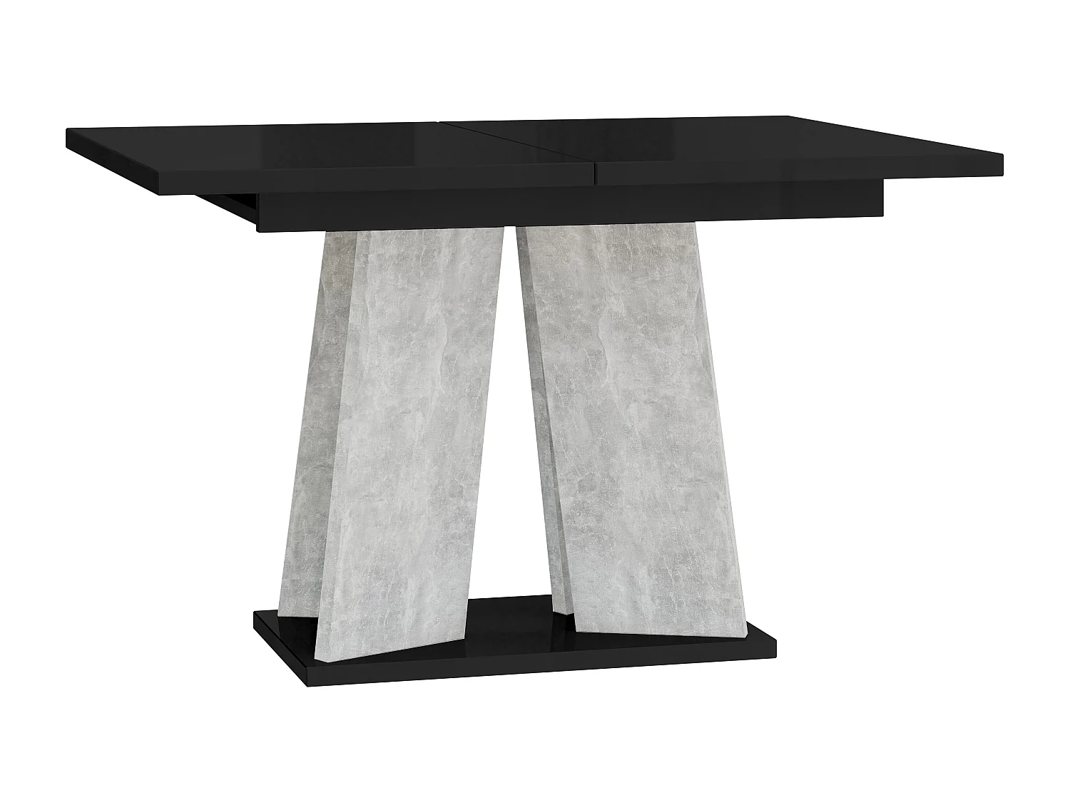 Muro stół czarny połysk beton