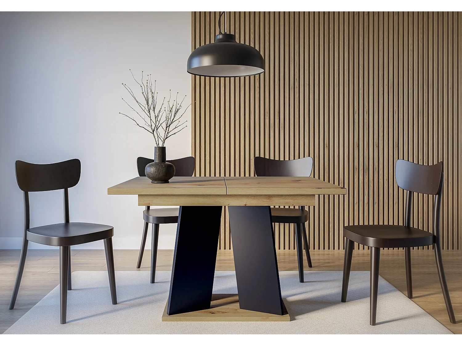 Muro stół artisan czarny