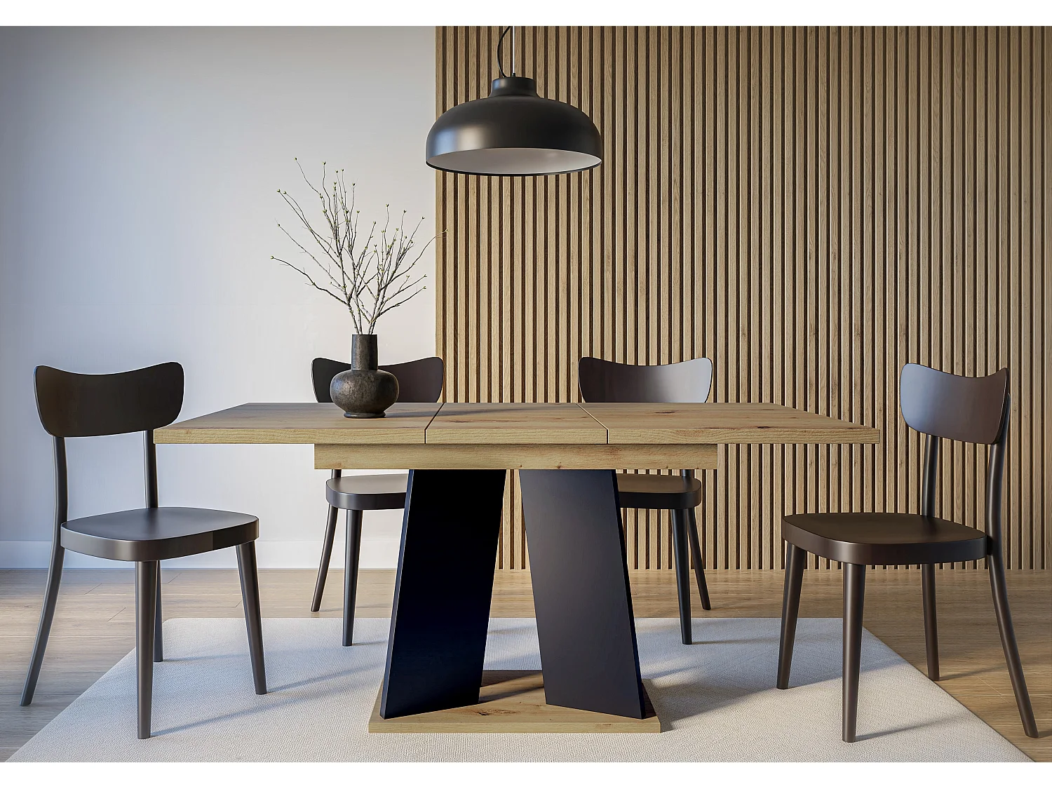 Muro stół artisan czarny