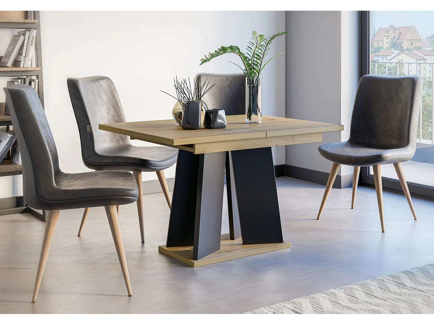 Muro stół artisan czarny