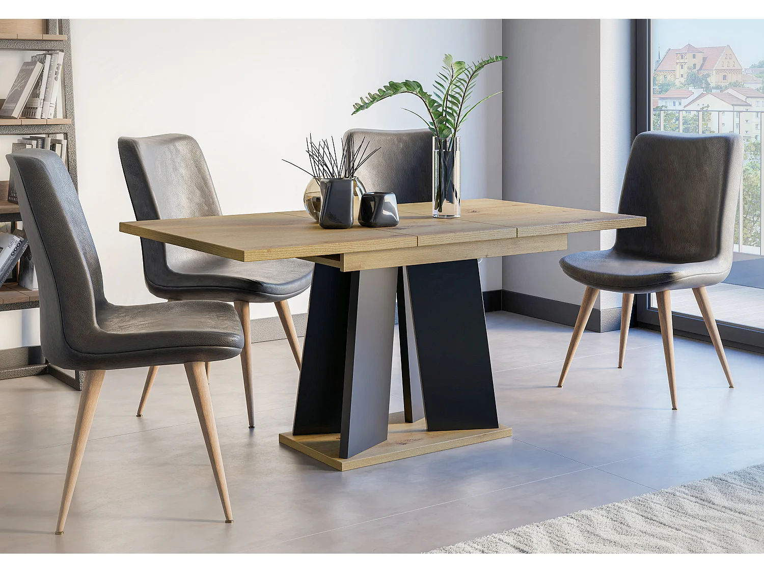 Muro stół artisan czarny