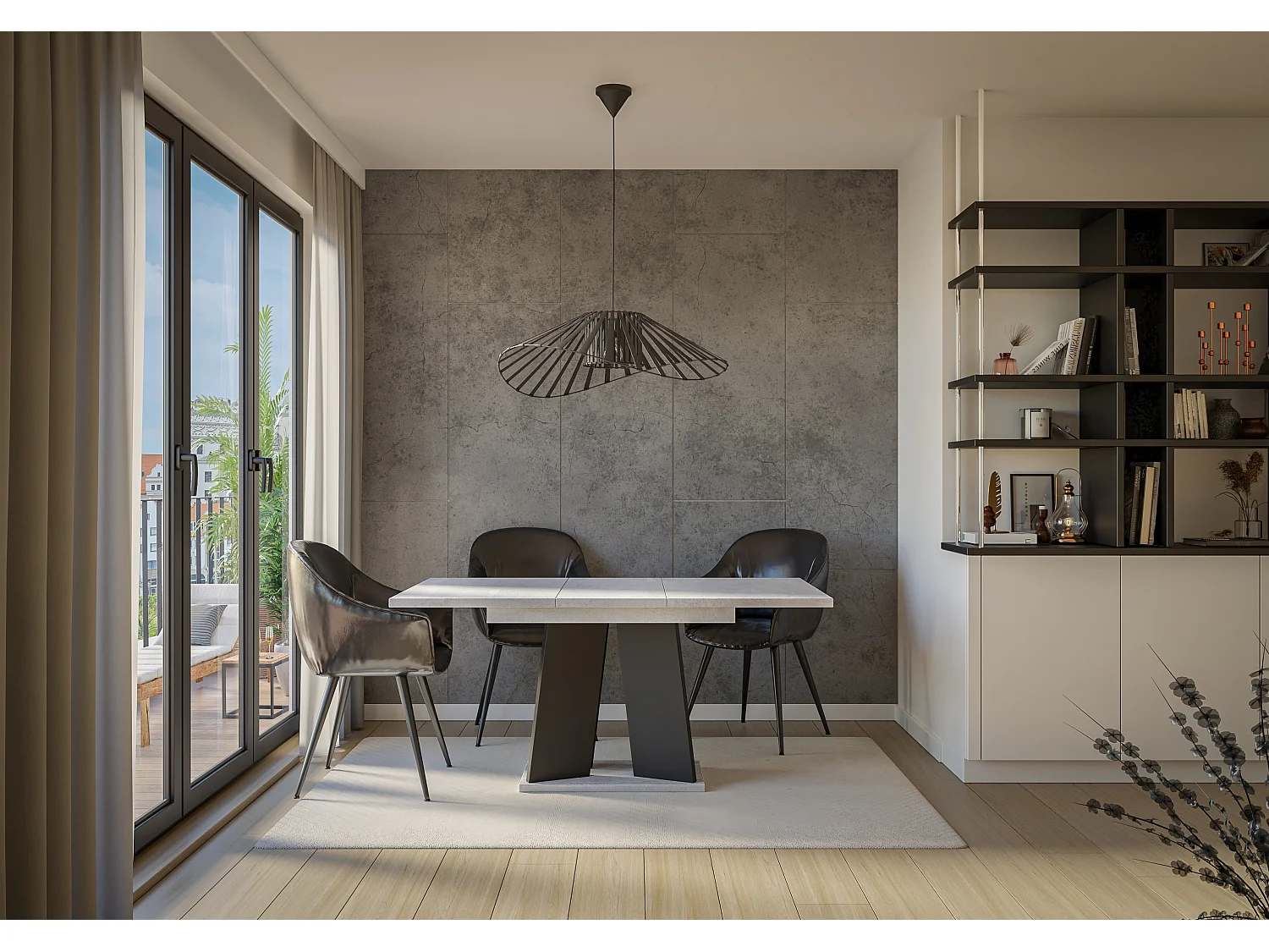 Muro stół K350 czarny