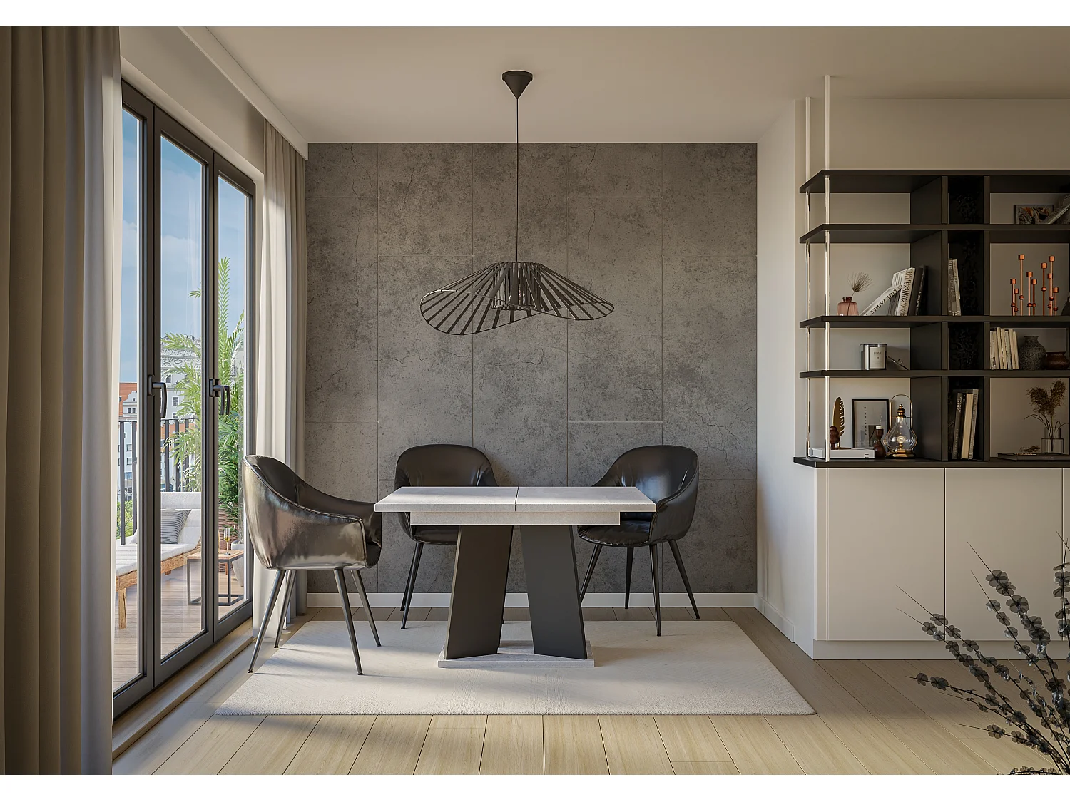 Muro stół K350 czarny