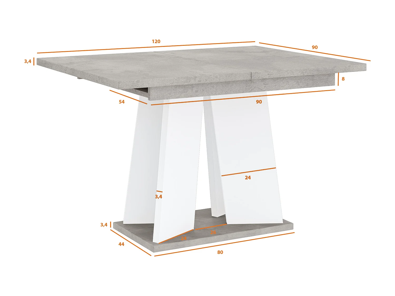 Muro stół K350 biały