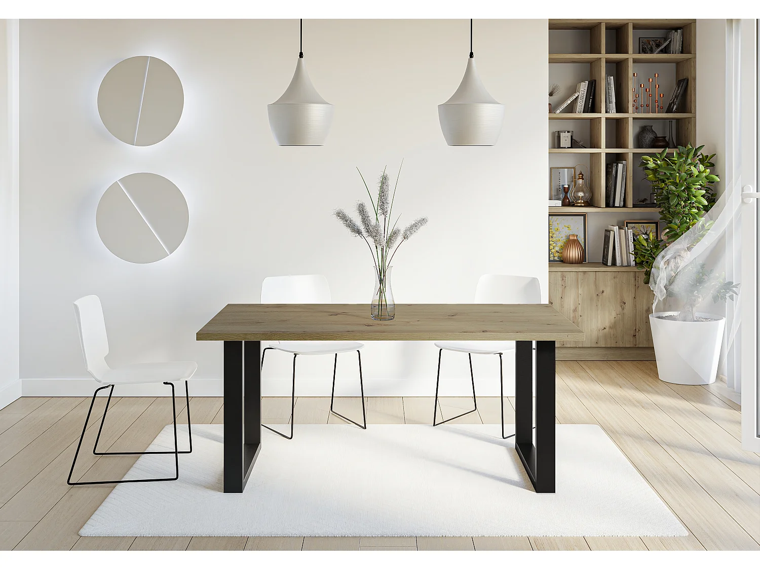 Brooky stół artisan, noga U