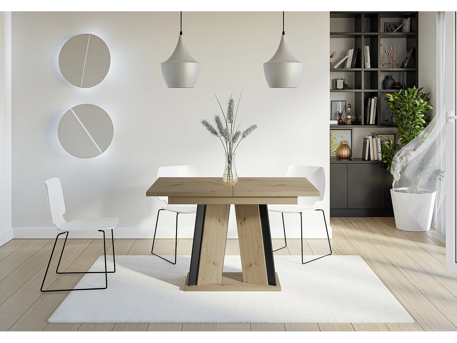 Dora stół artisan czarny