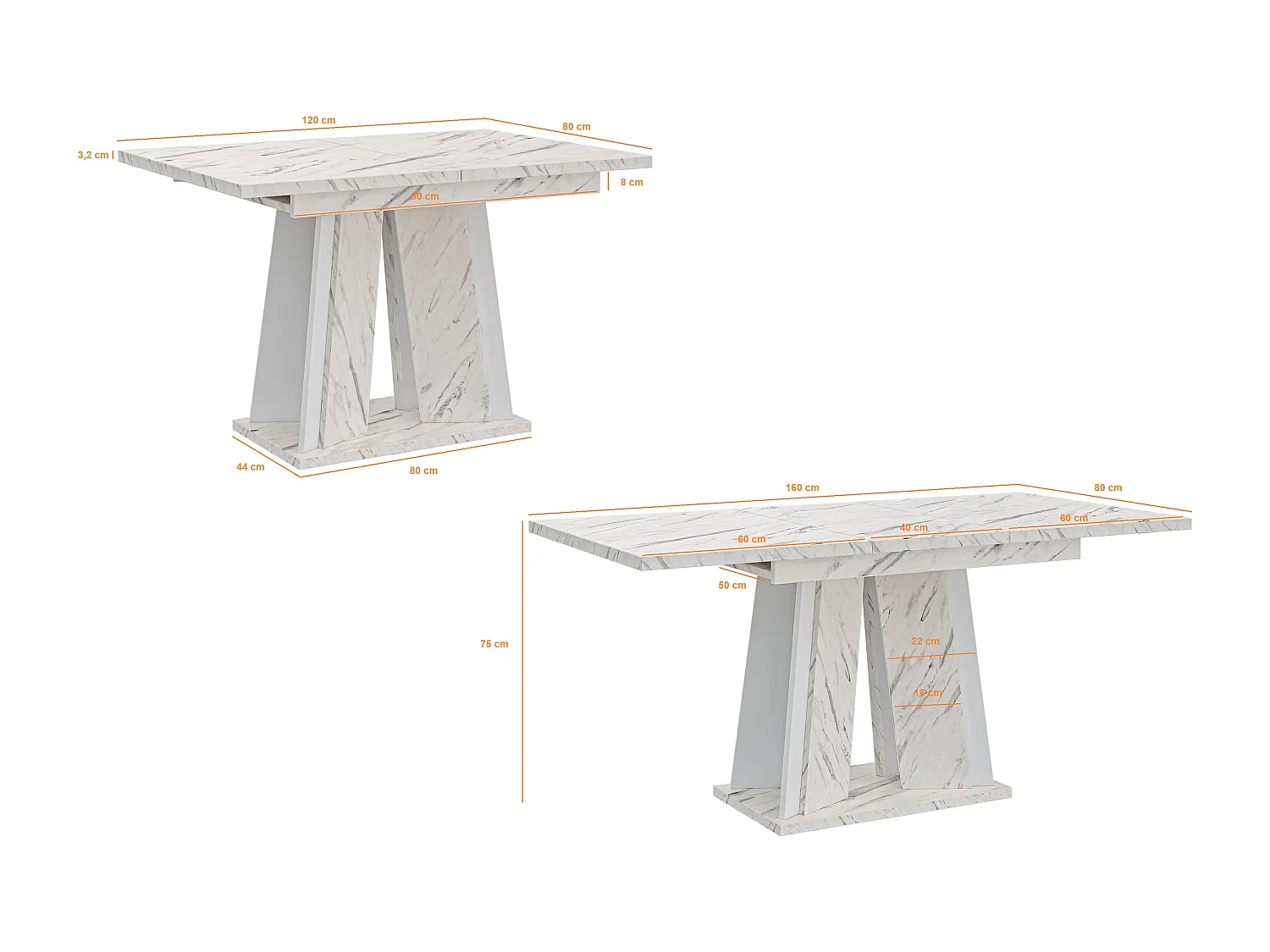 Dora stół artisan czarny