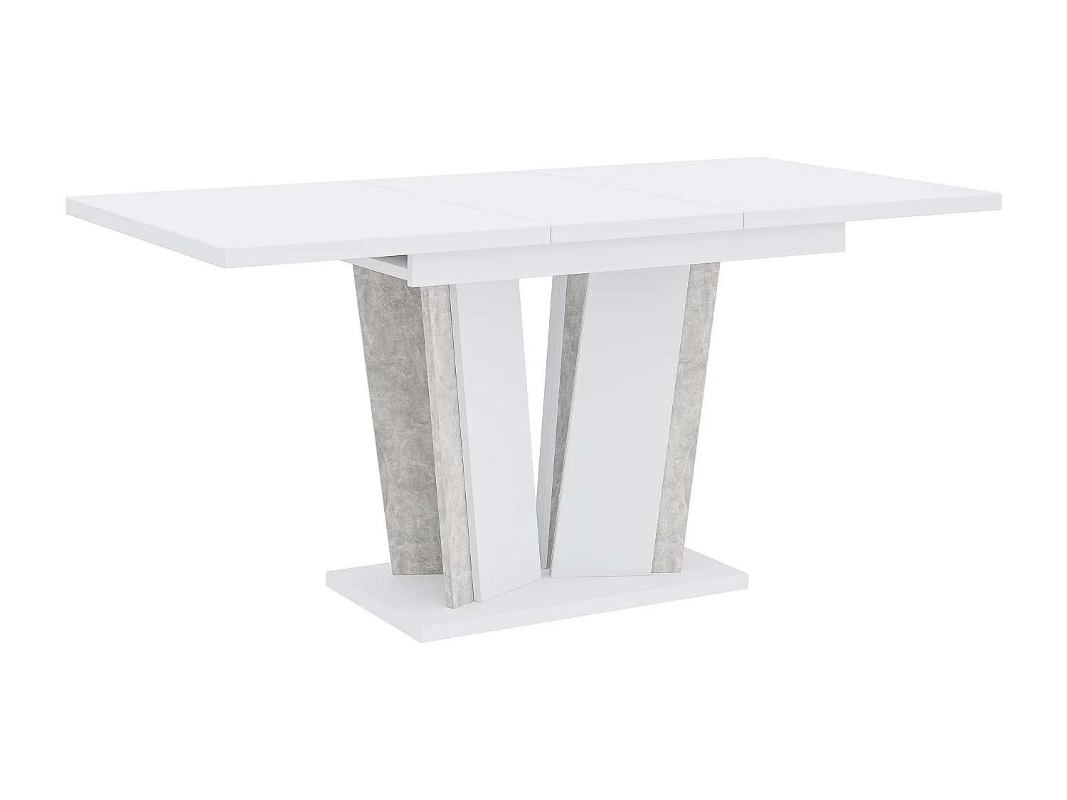 Dora 2 stół czarny połysk beton