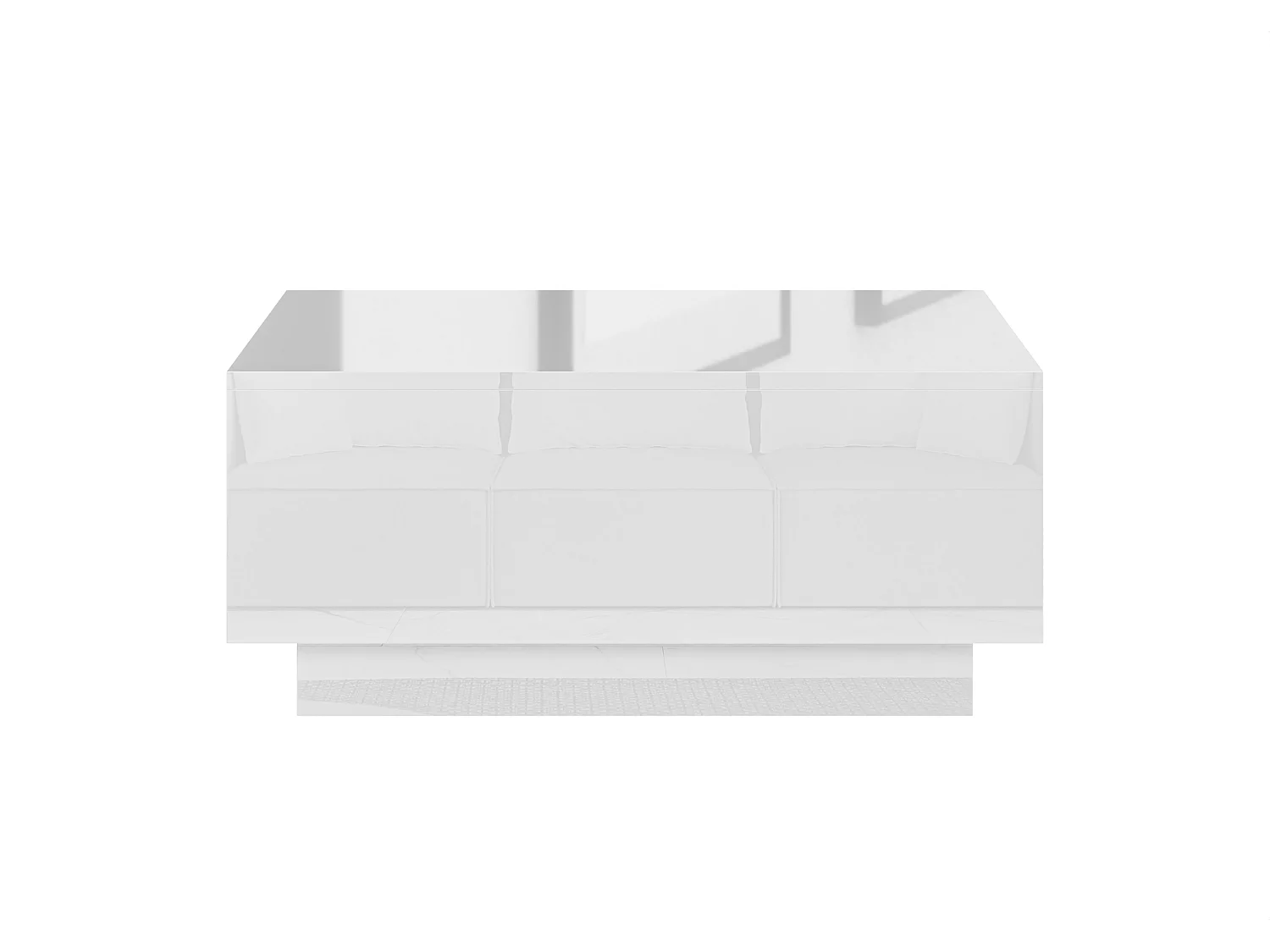 Moon 90 ława biały połysk