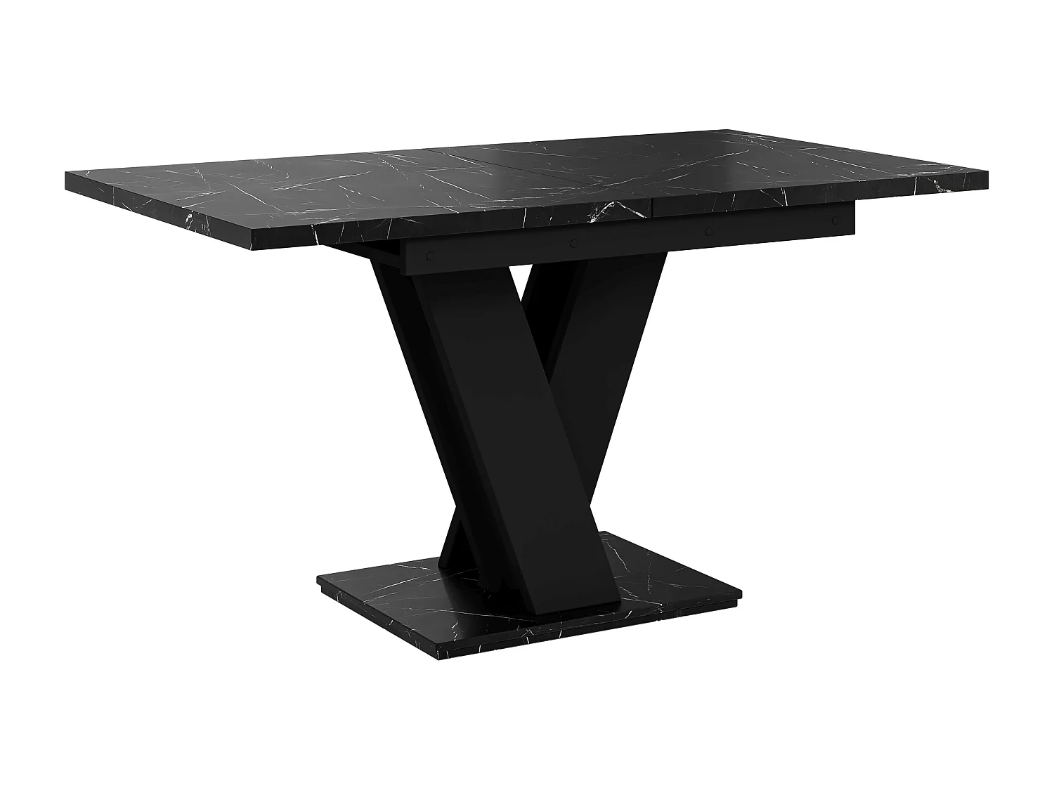 Malvi stół czarny marmur czarny