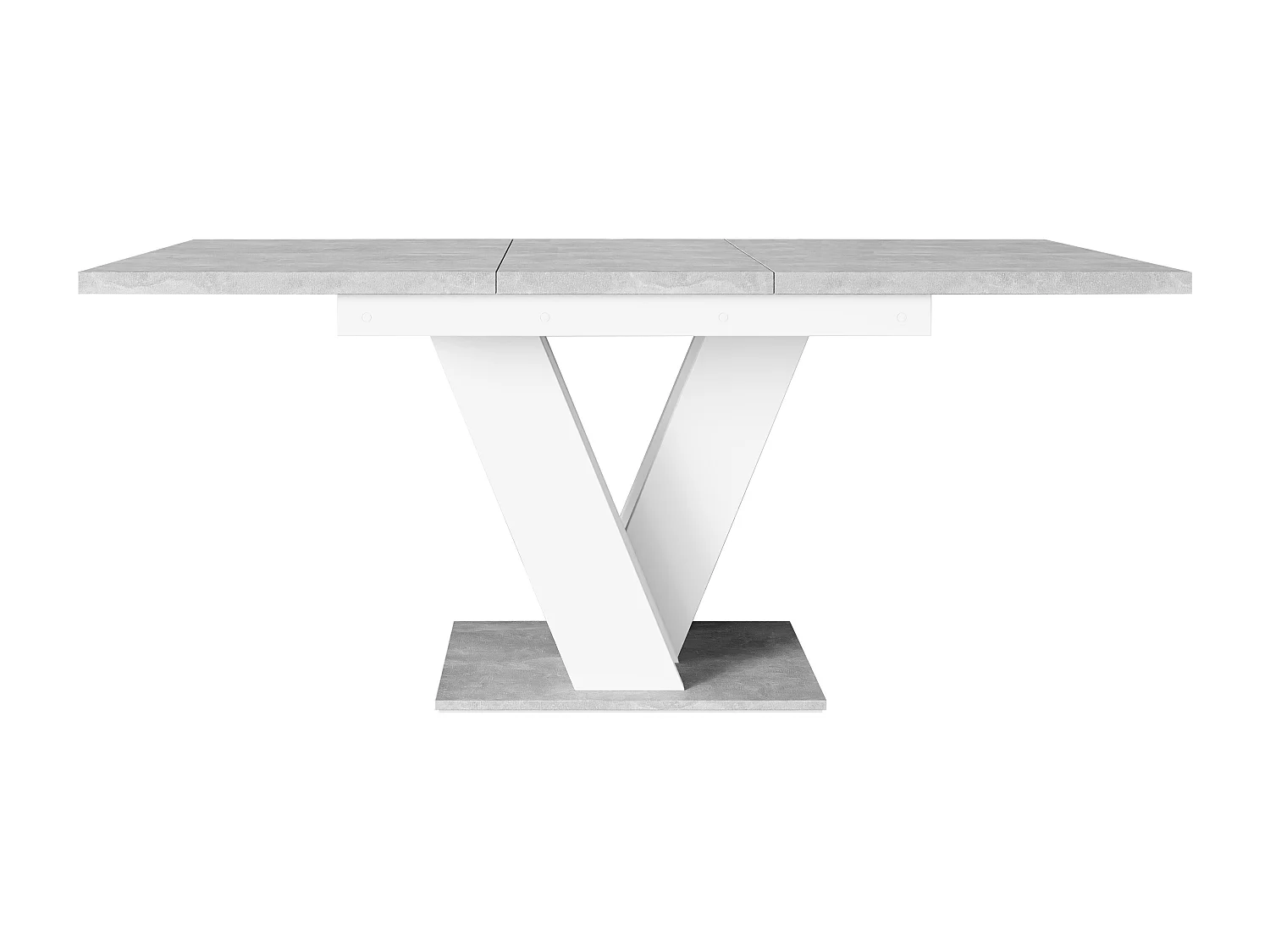 Malvi stół biały mat beton