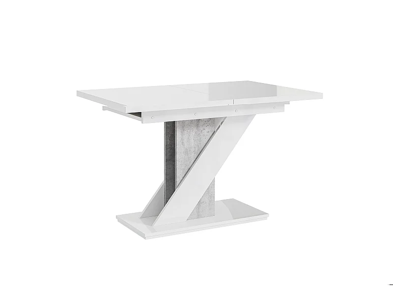 Mavea stół biały połysk beton