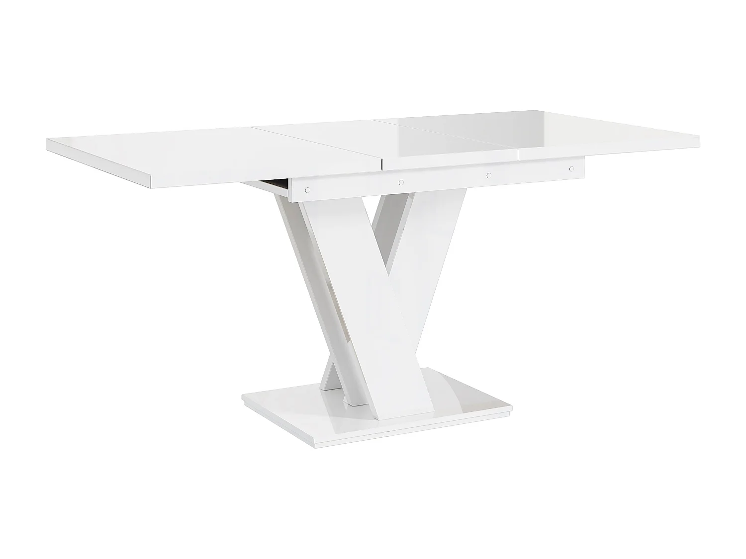 Malvi stół biały połysk