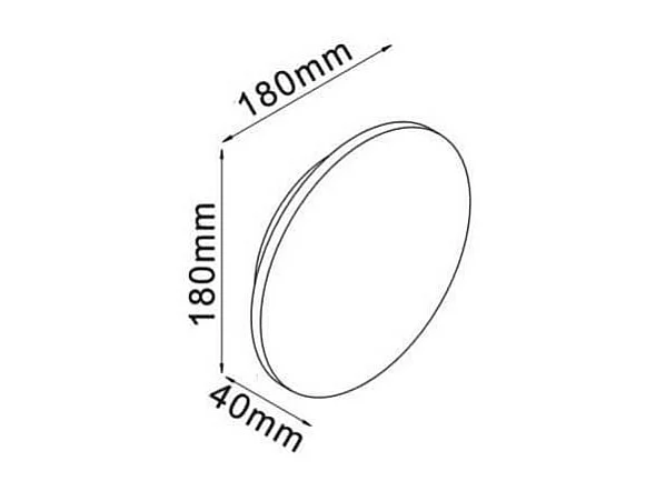 Eclairage mural LED couleur noire extérieur D18 cm - Lunar