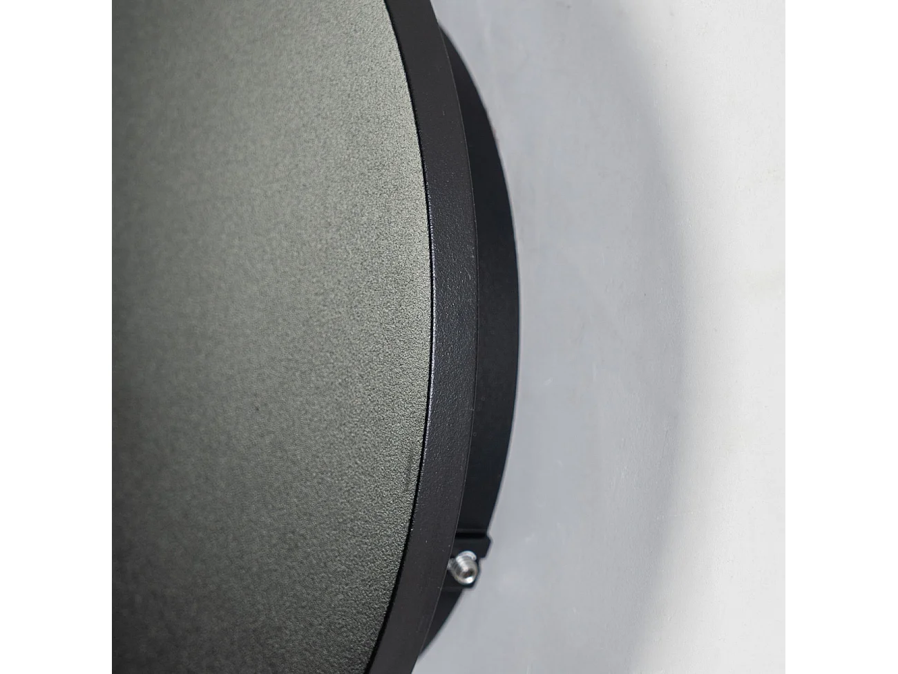 Eclairage mural LED couleur noire extérieur D18 cm - Lunar