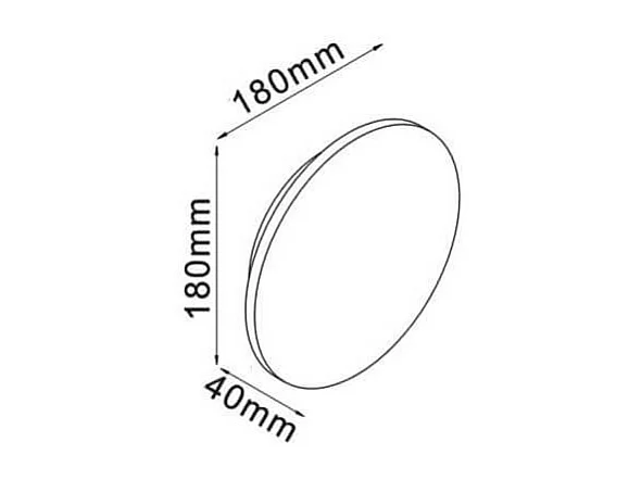 Eclairage mural LED couleur noire extérieur D18 cm - Lunar