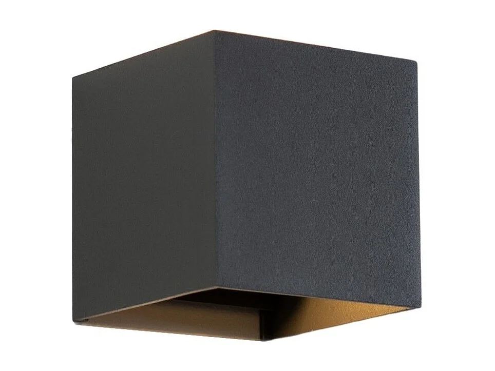 Applique LED gris compatible avec variateur - angle ajustable IP54 - Cubic