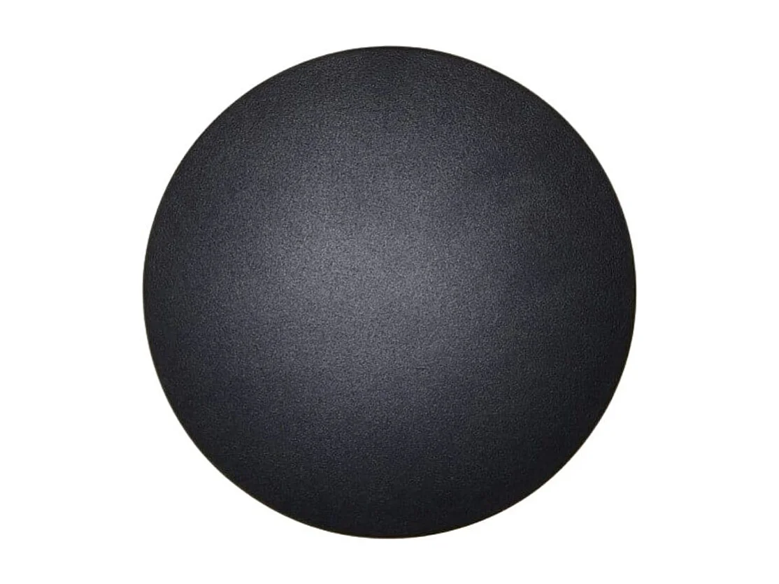 Éclairage mural noir LED D18 cm compatible avec variateur IP65 - Lunar