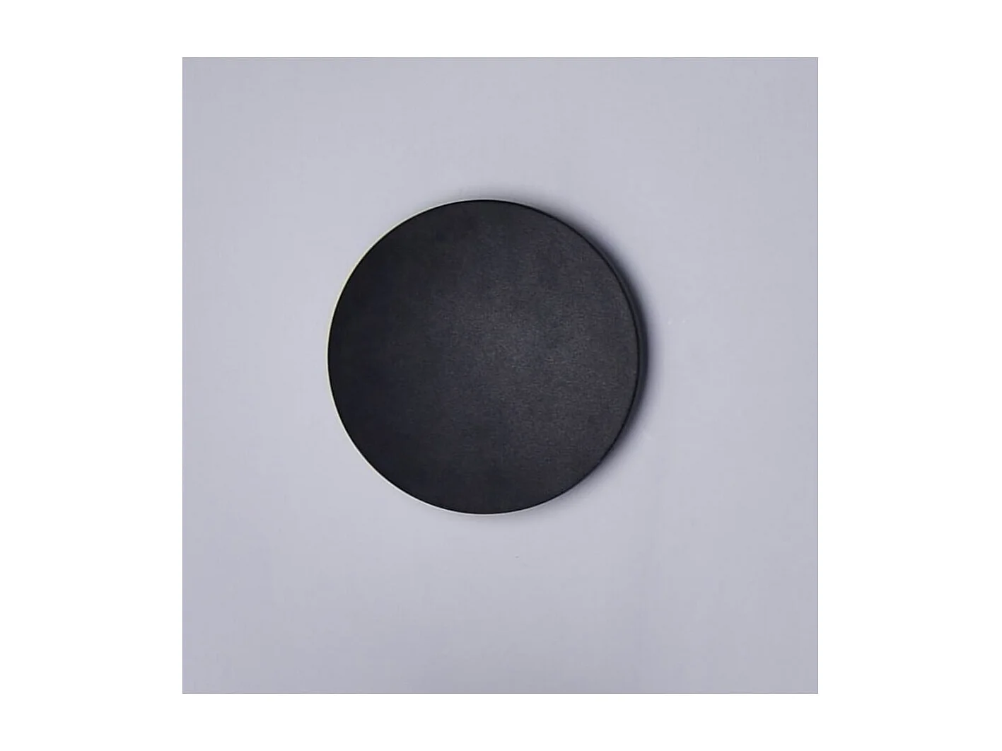 Éclairage mural noir LED D18 cm compatible avec variateur IP65 - Lunar