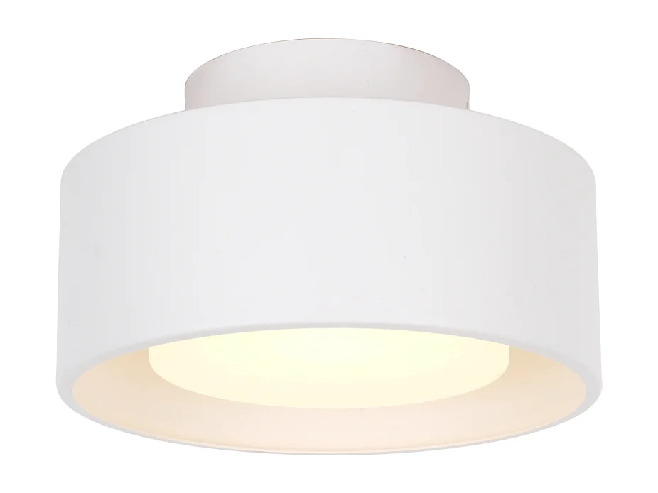 Plafonnier spot blanc IP20 15 cm LED dimmable - Prins