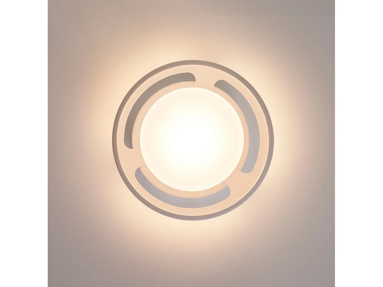 Plafonnier spot blanc IP20 15 cm LED dimmable - Prins