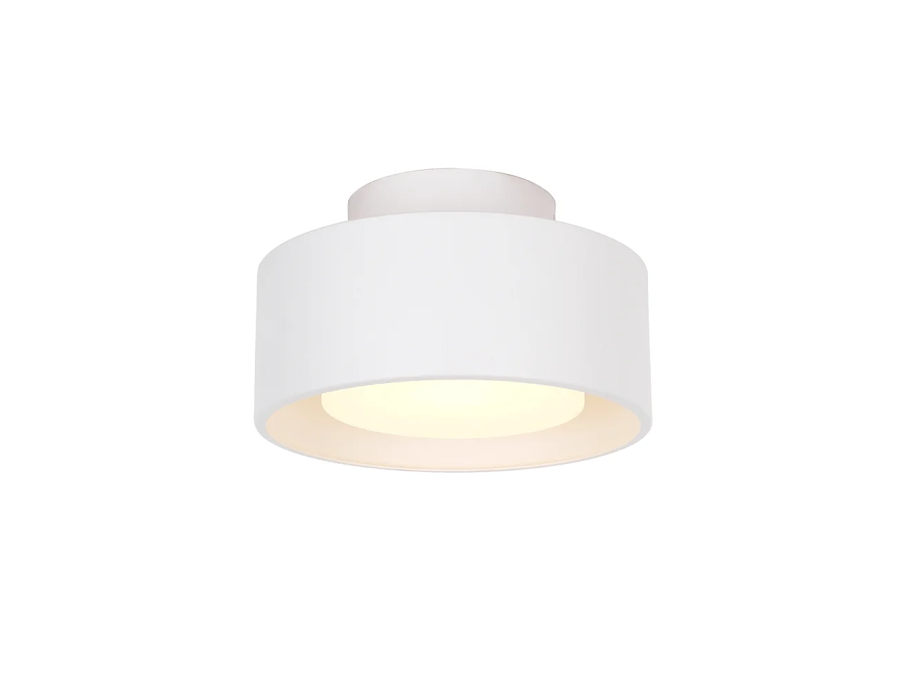 Plafonnier spot blanc IP20 15 cm LED dimmable - Prins