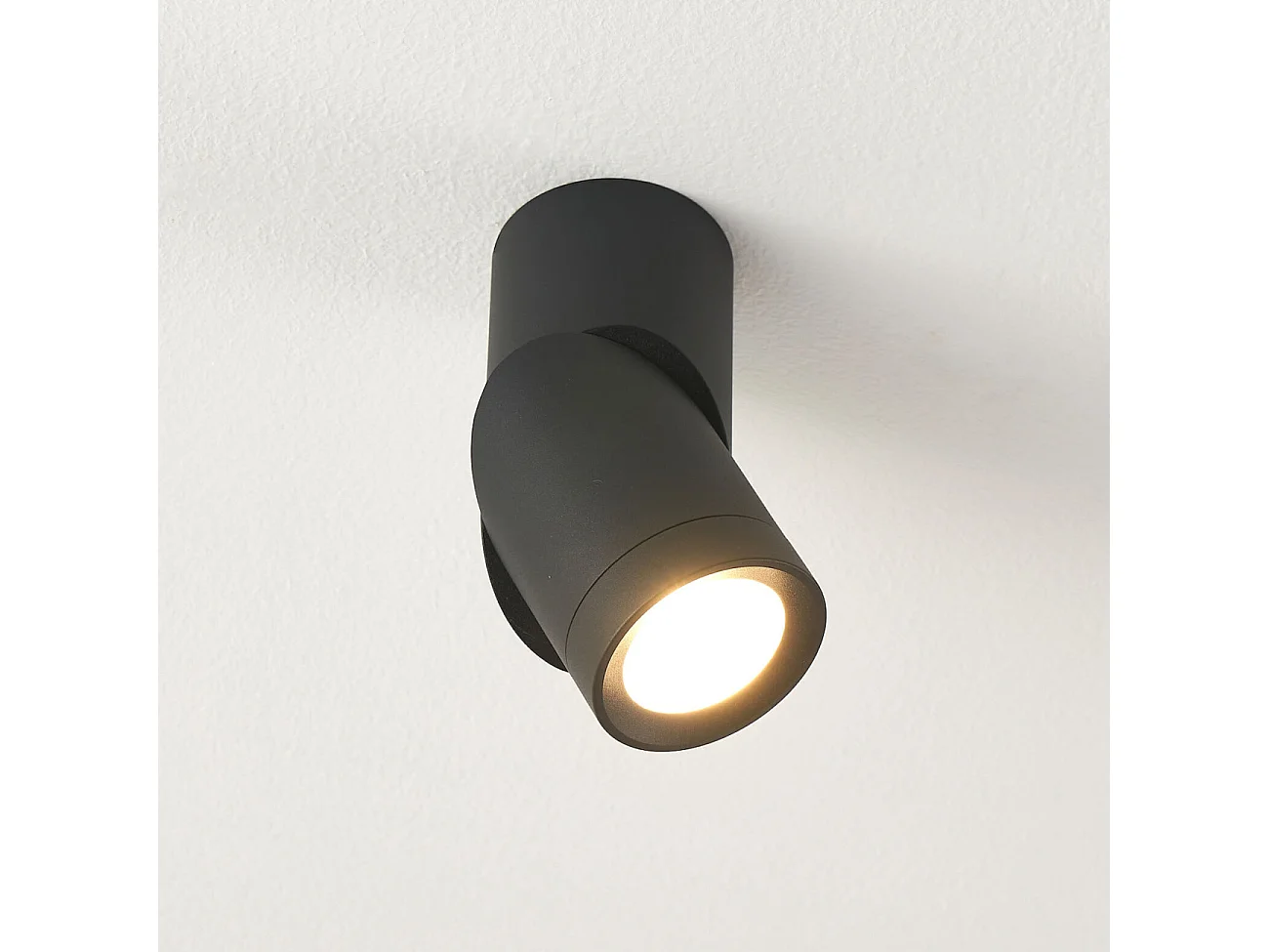Éclairage de plafond noir design spot LED dimmable - Flavio