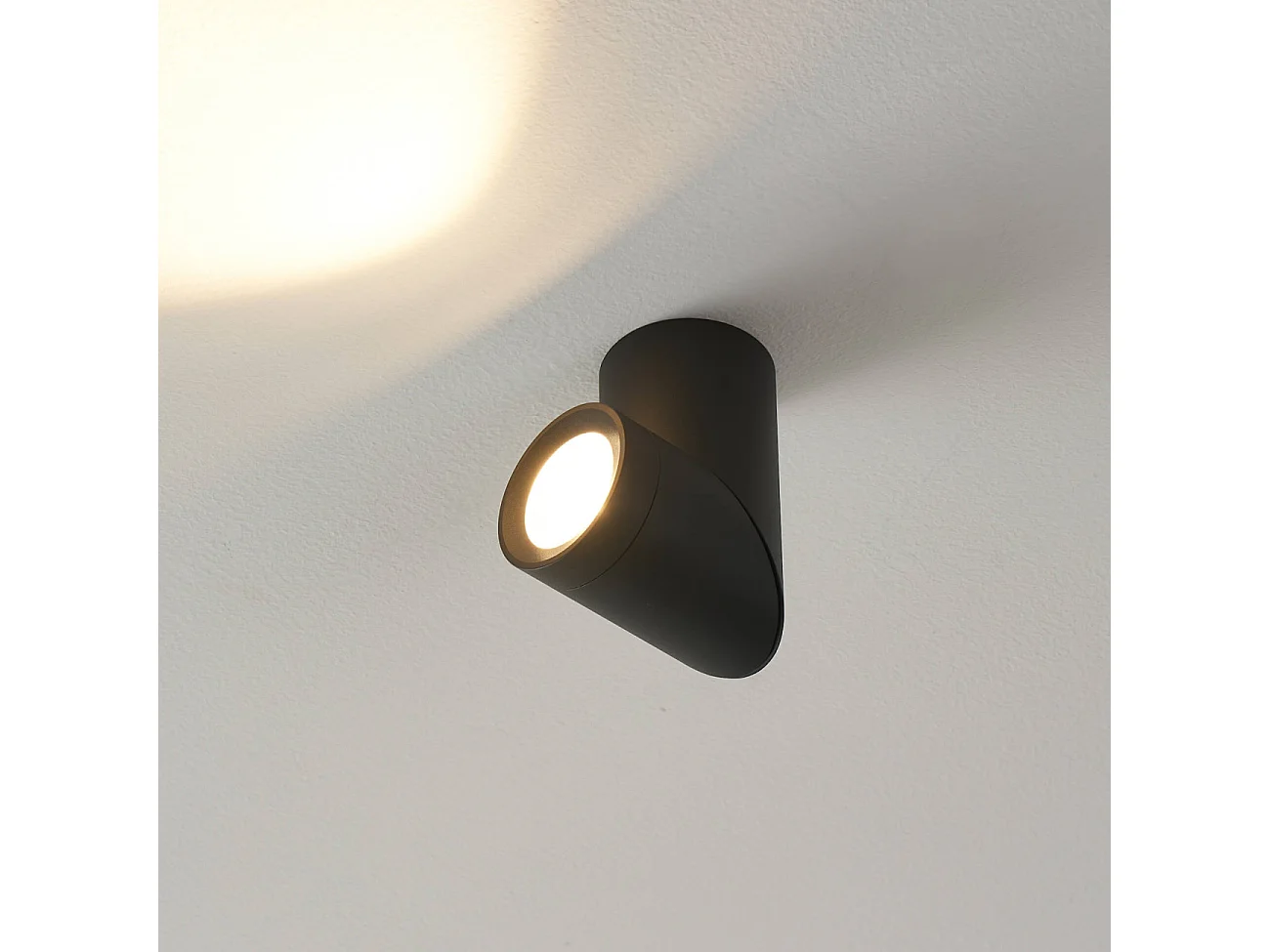 Éclairage de plafond noir design spot LED dimmable - Flavio