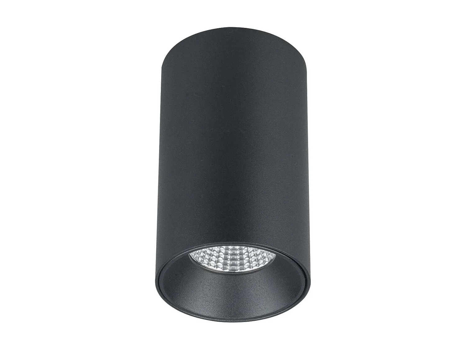 Plafonnier spot cylindrique noir LED - Ezzio