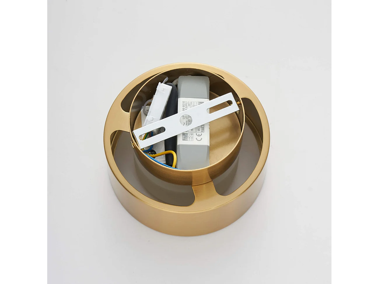 Plafonnier spot doré IP20 15 cm - Prins