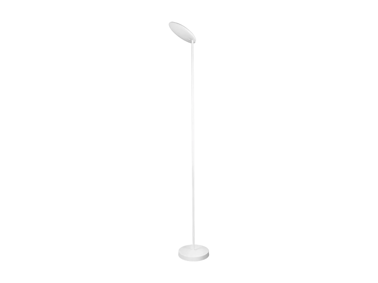 Lampadaire blanc design épuré tête orientable dimmable - Kalena