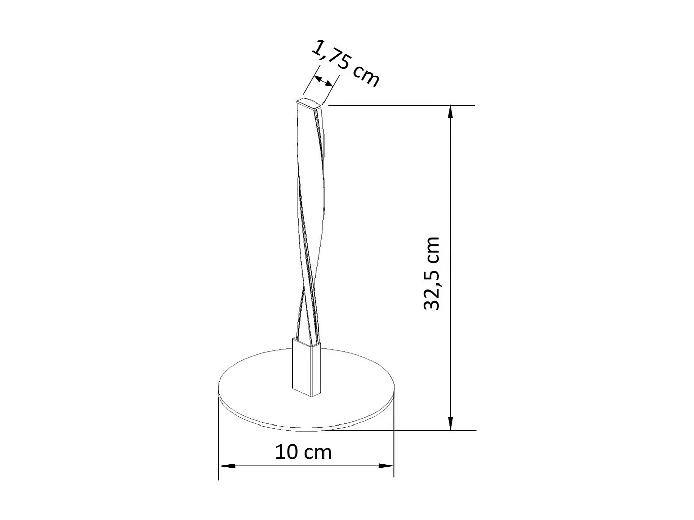 Lampe de chevet LED - design Pepa
