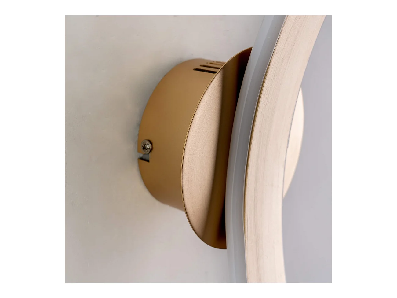 Applique murale design en arc LED laiton - Dawn