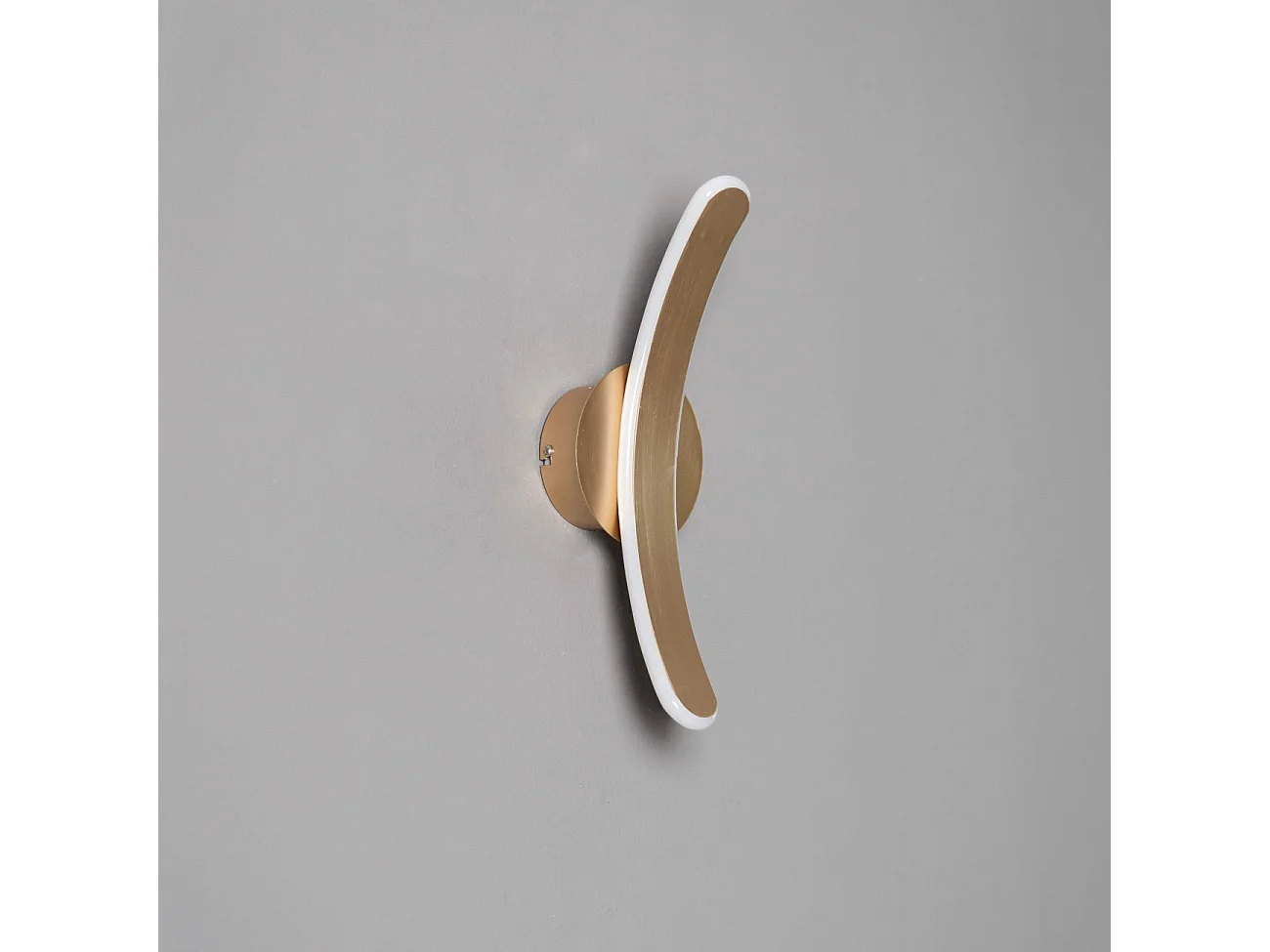 Applique murale design en arc LED laiton - Dawn