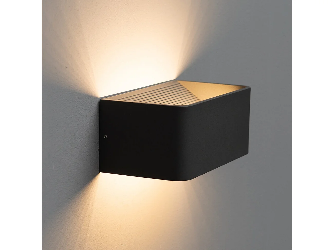 Éclairage mural à LED 6W gris 20 cm - Quadra