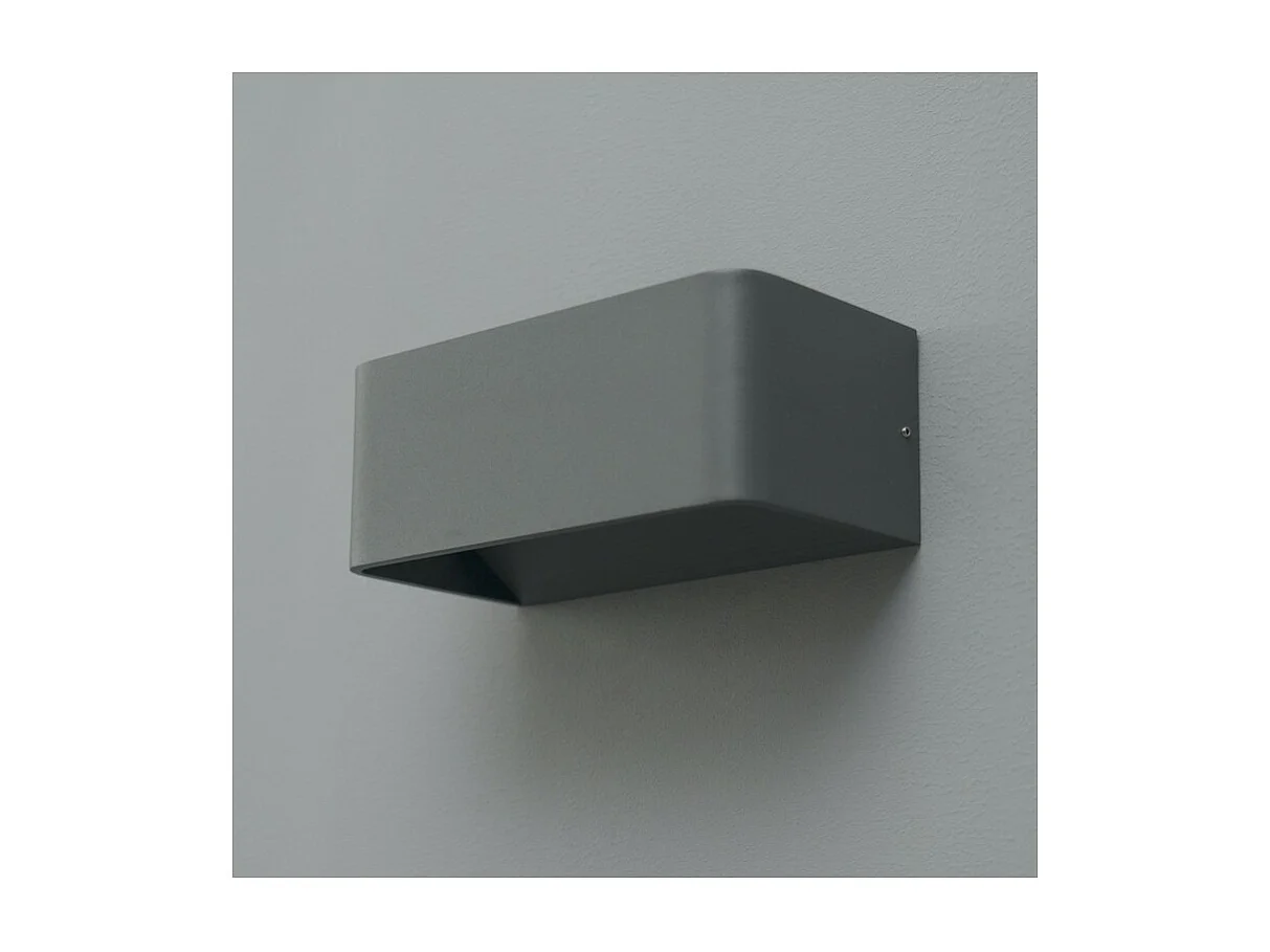 Éclairage mural à LED 6W gris 20 cm - Quadra