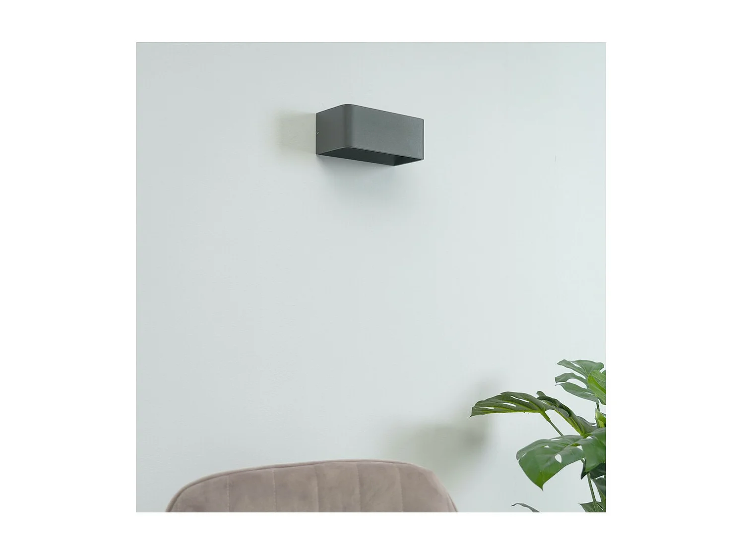 Éclairage mural à LED 6W gris 20 cm - Quadra