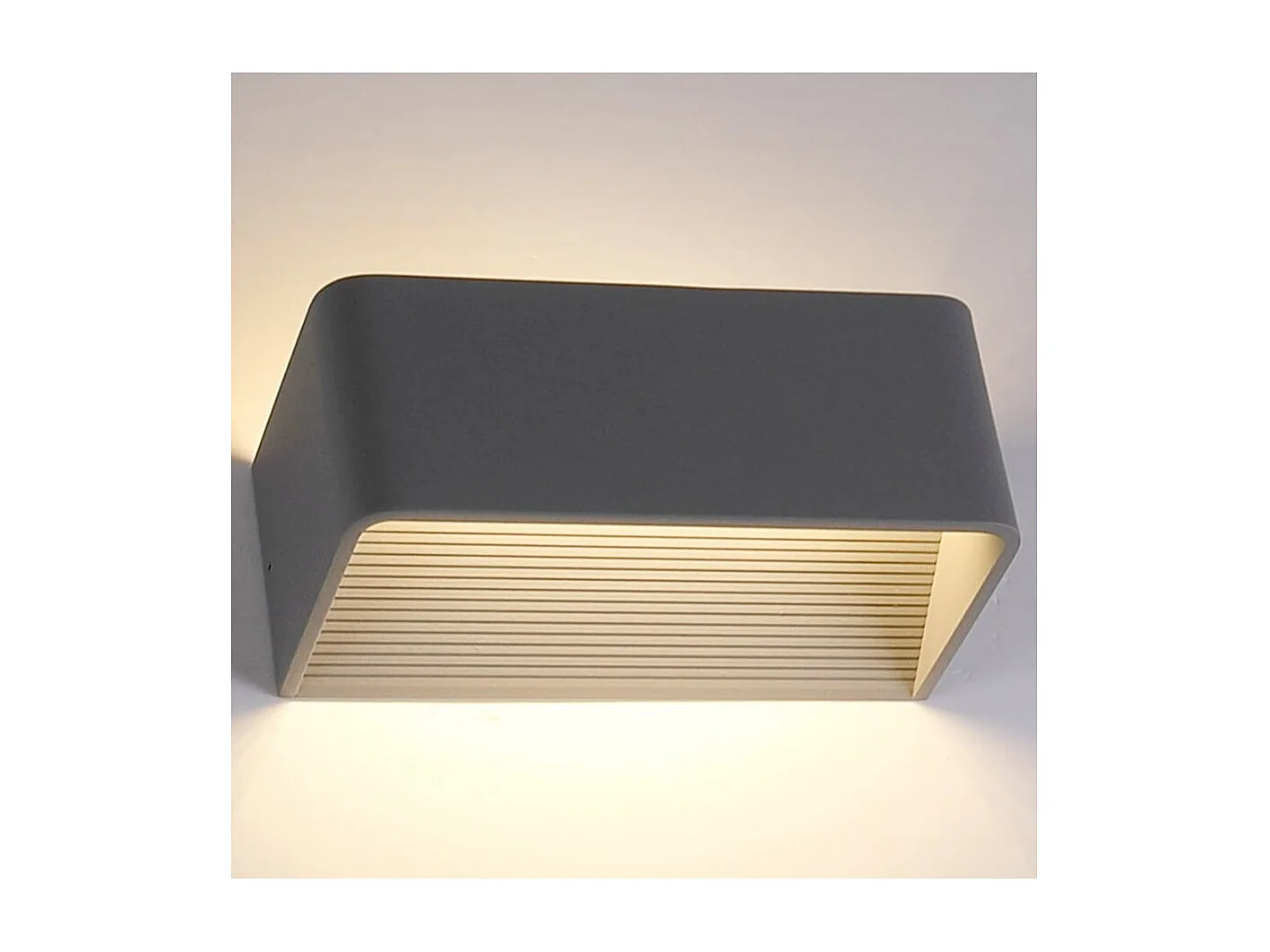 Éclairage mural à LED 6W gris 20 cm - Quadra