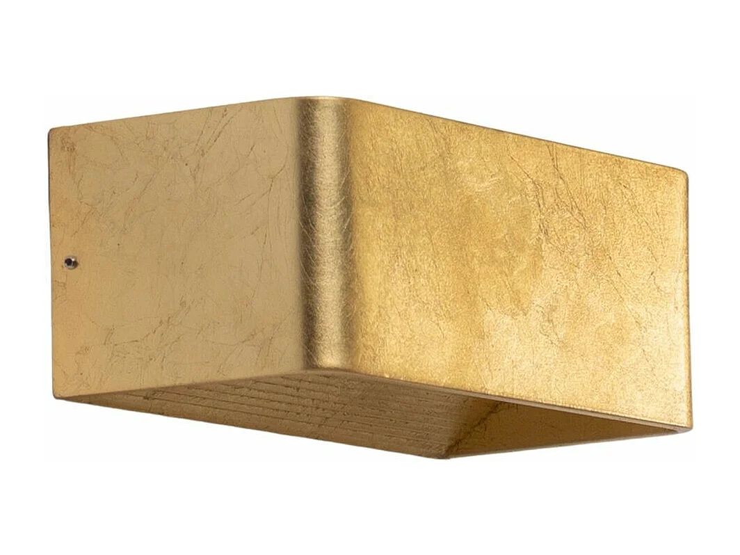Applique murale feuille d'or LED - 20 cm - Quadra
