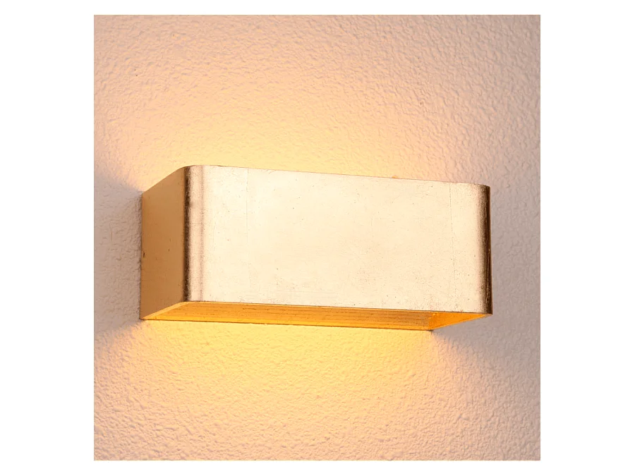 Applique murale feuille d'or LED - 20 cm - Quadra