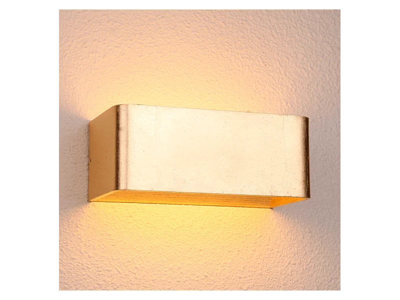 Applique murale feuille d'or LED - 20 cm - Quadra