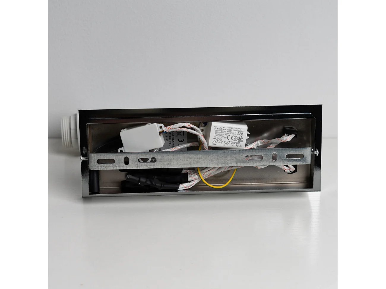 Applique murale liseuse tête de lit métal chromé - Alva